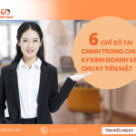 6 CHỈ SỐ TÀI CHÍNH TRONG CHU KỲ KINH DOANH VÀ CHU KỲ TIỀN MẶT
